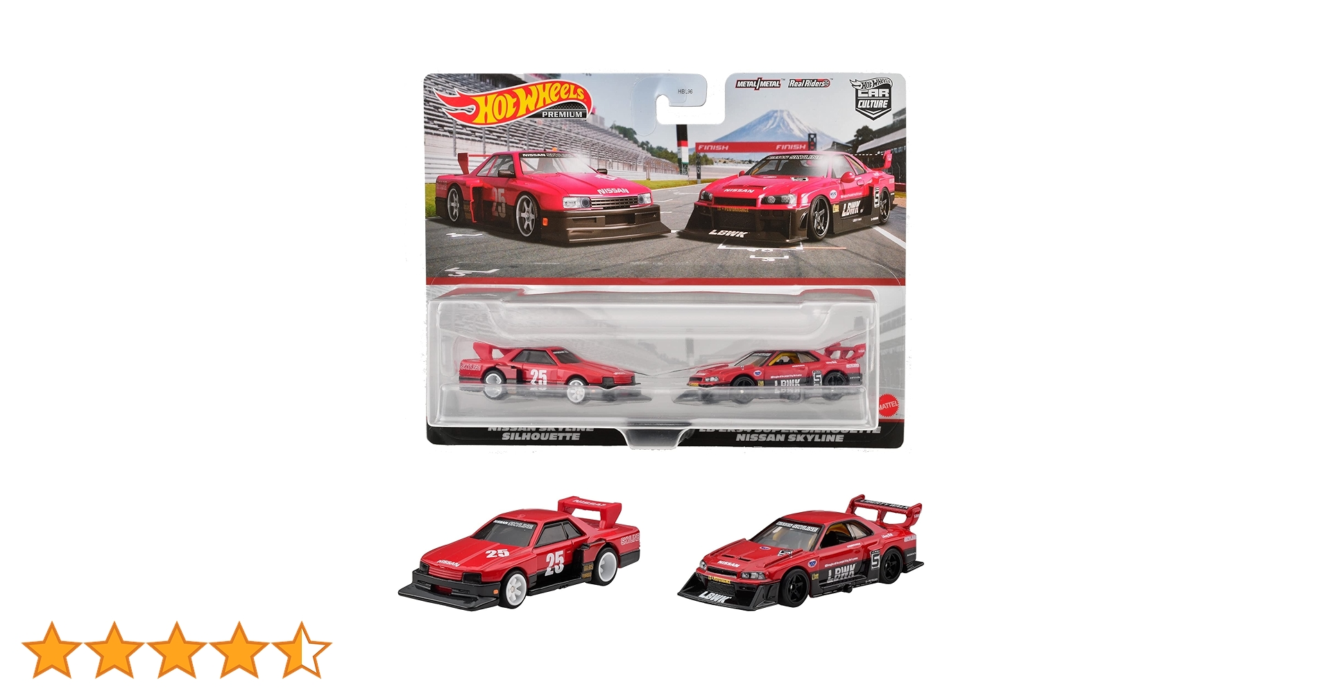 Amazon | ホットウィール(Hot Wheels) プレミアム 2パック 日産